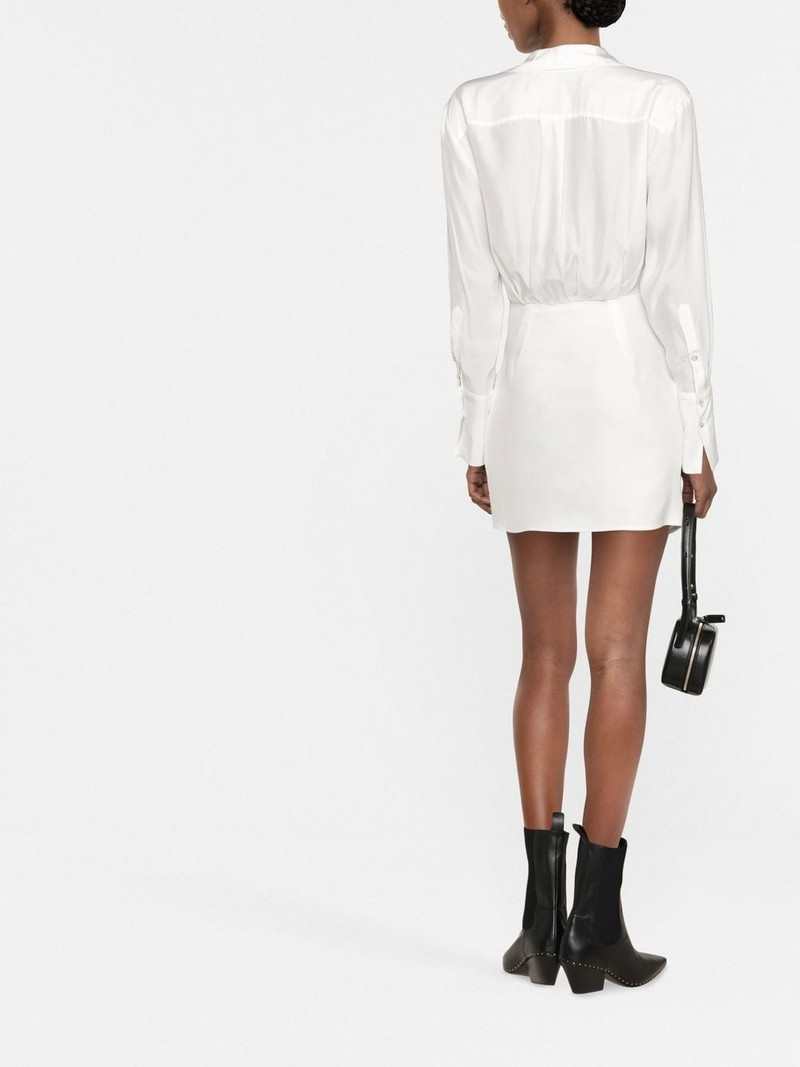 silk open-neck shirt dress 4