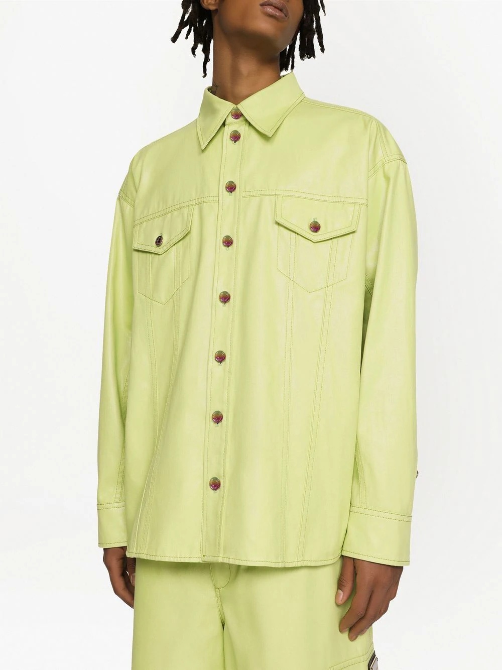 long-sleeve cotton shirt - 4