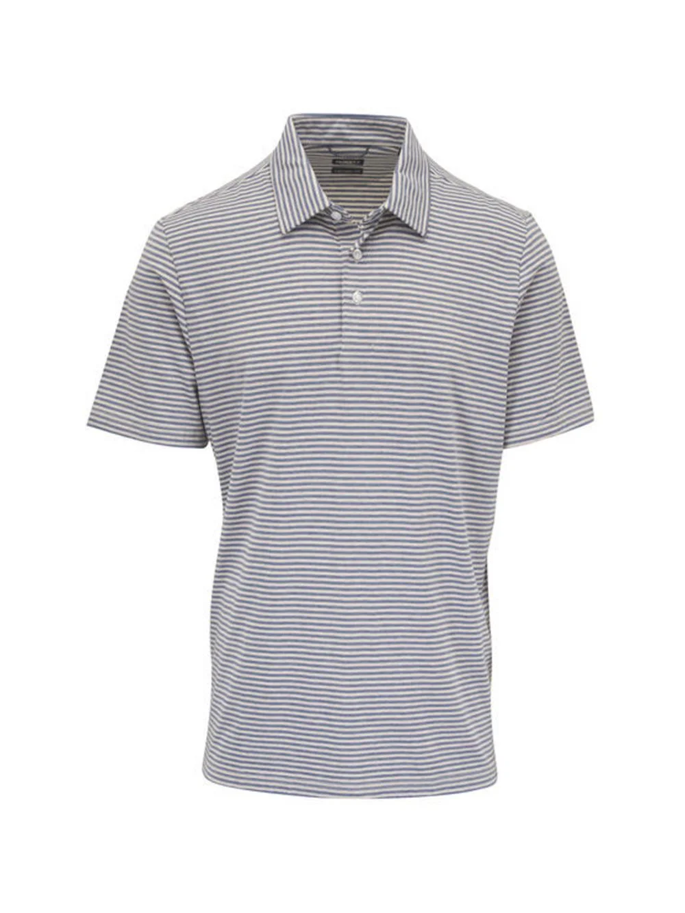 striped polo shirt - 1