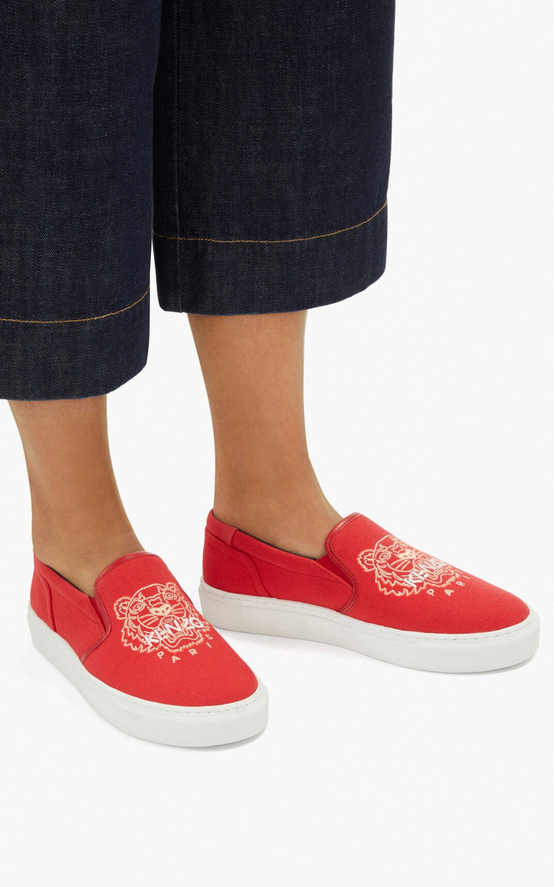 KENZO K-Skate Tiger slip-on trainers outlook