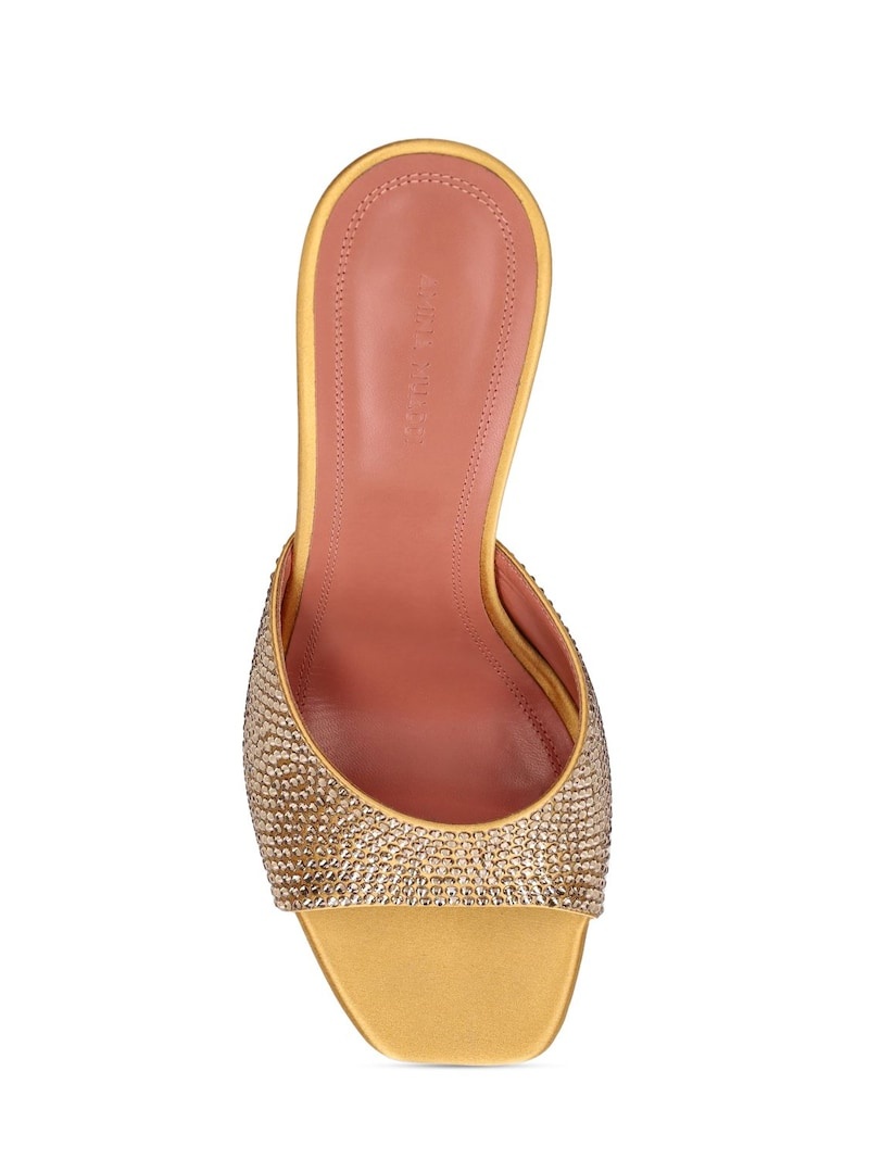 LVR Exclusive Lupita crystal satin mules - 5