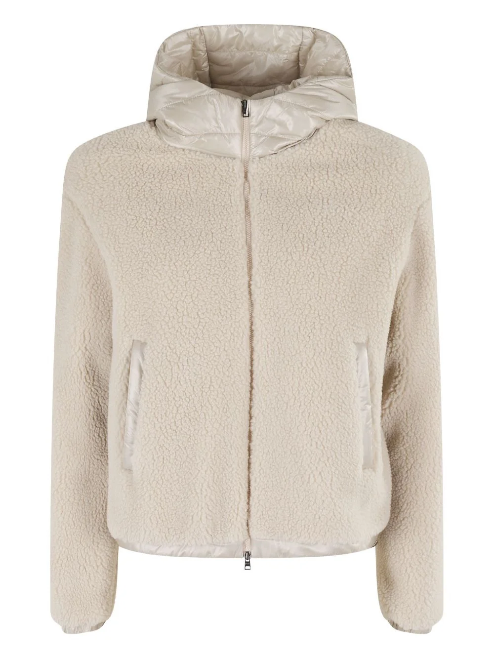 quilted hooded jacket - 1