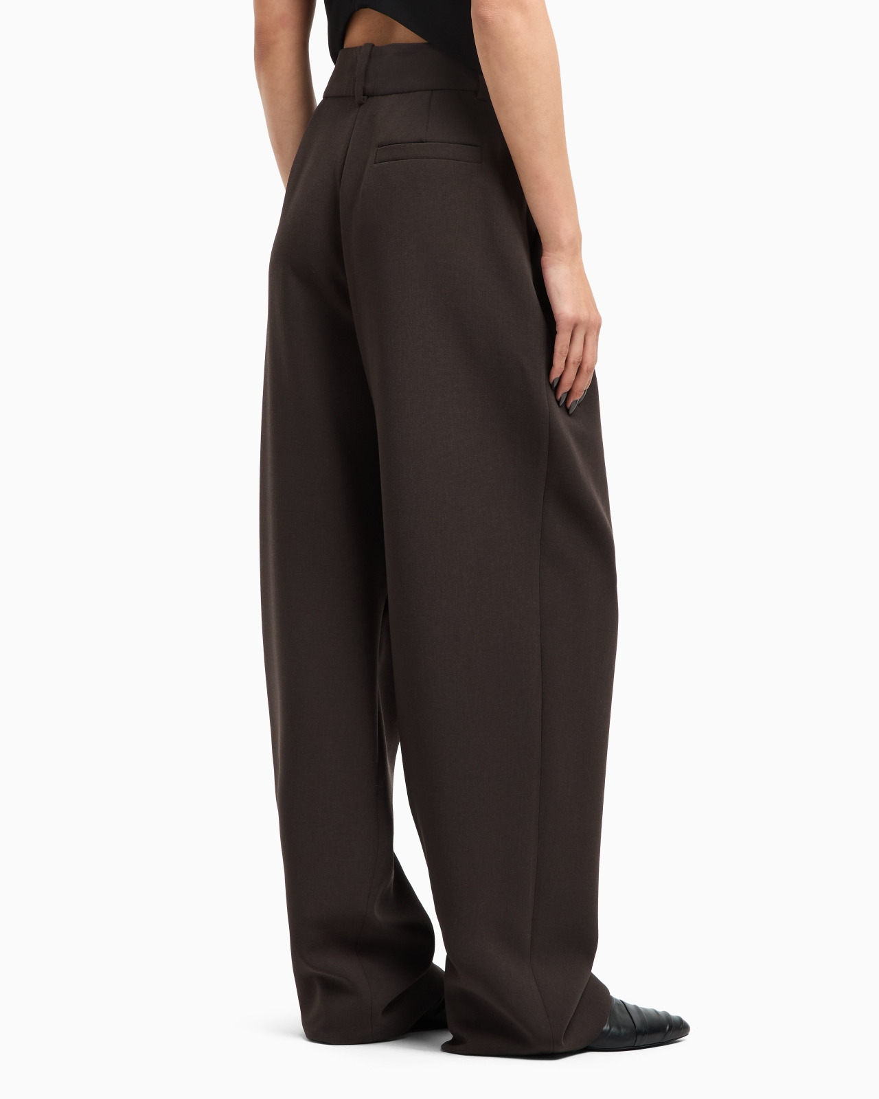 DOUBLE-PLEAT TROUSERS IN STRETCH VIRGIN WOOL - 3