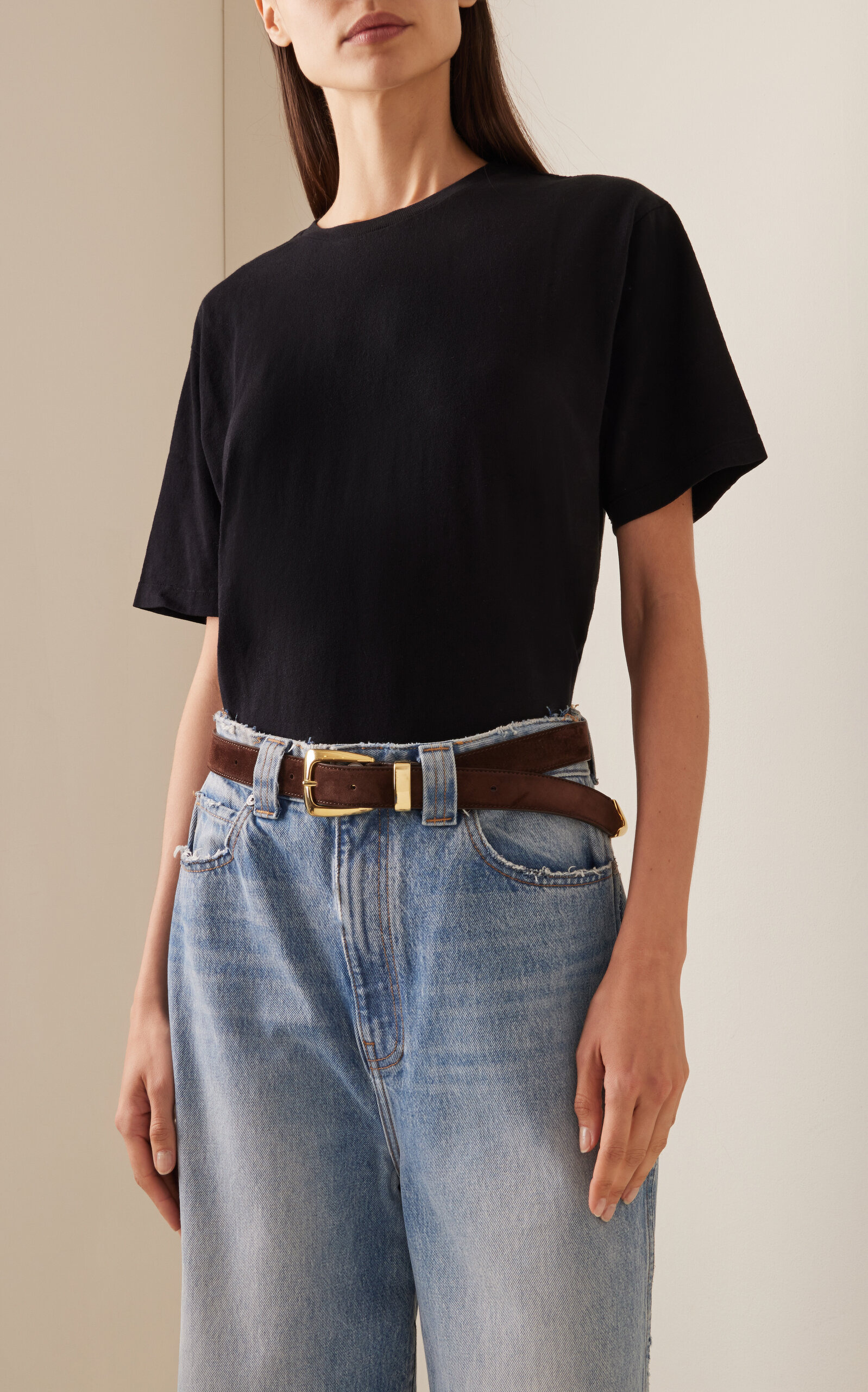 Benny Suede Belt brown - 3
