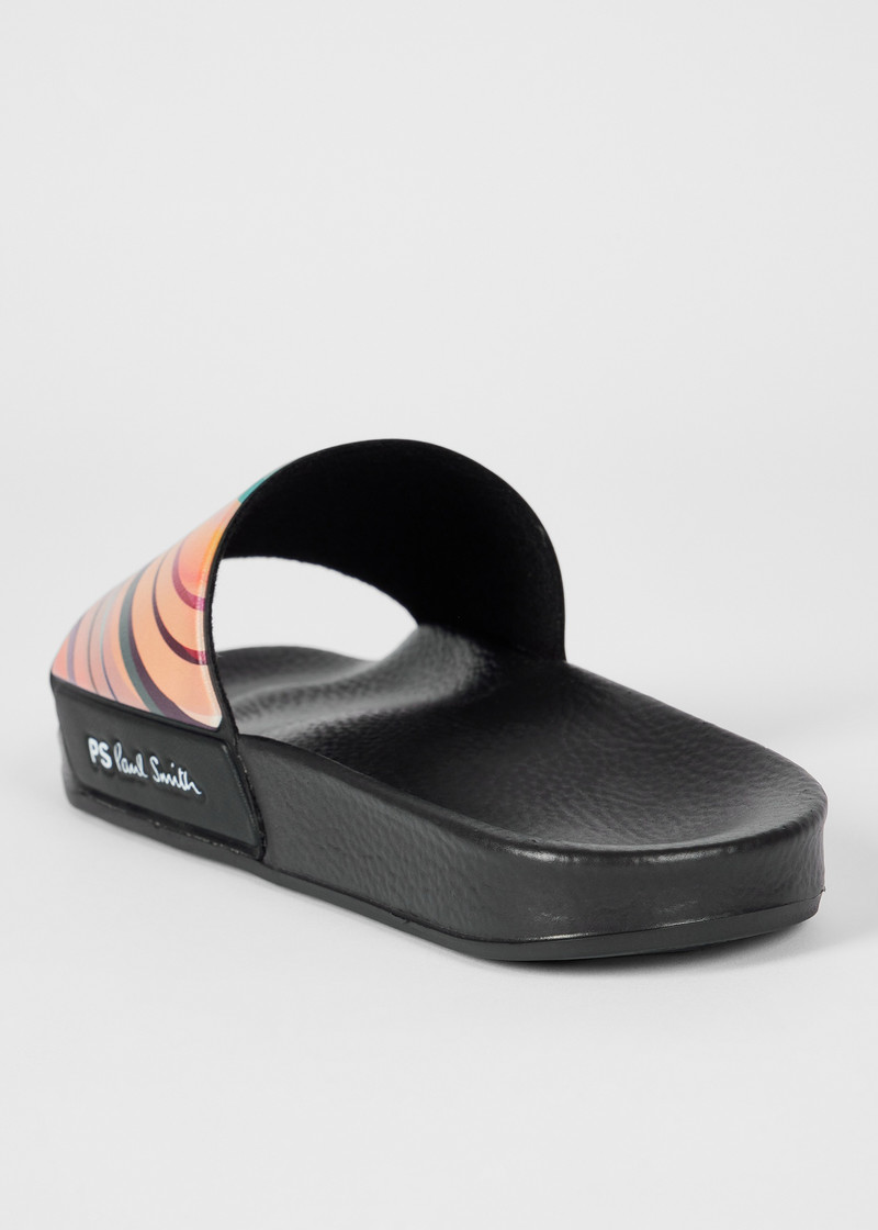 Women's 'Swirl' 'Nyro' Zebra Sliders 3