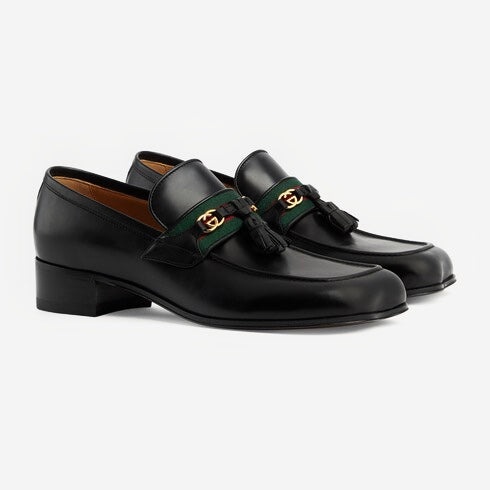 Gucci Interlocking G Web Loafers - 2