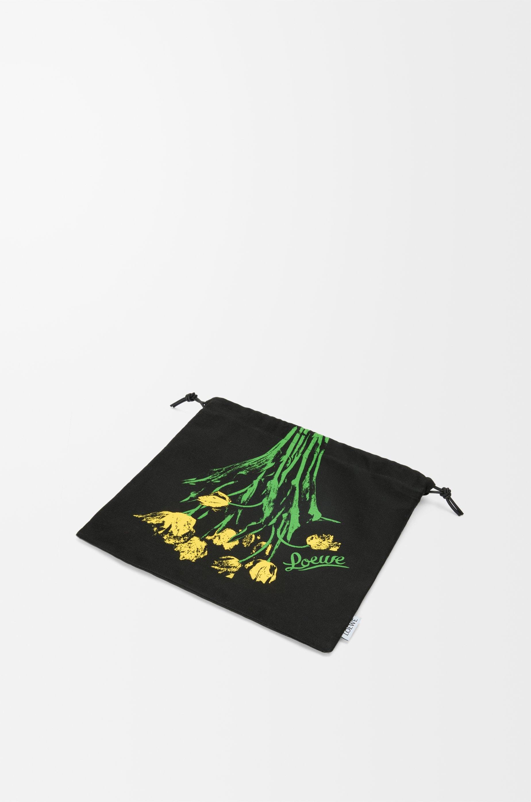 Small Drawstring pouch in denim - 3
