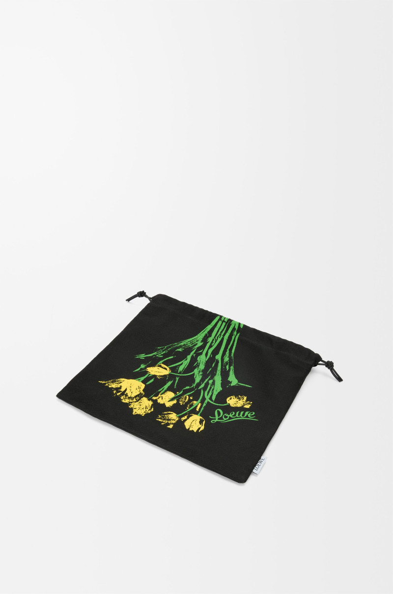 Small Drawstring pouch in denim 3