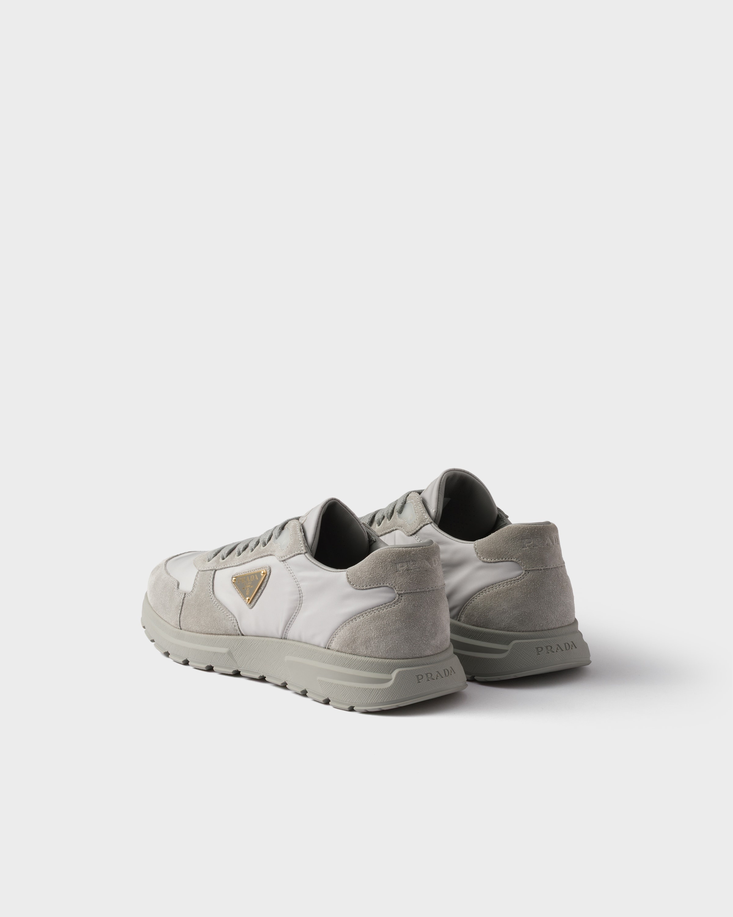 Prax 2.0 Re-Nylon and suede sneakers - 4