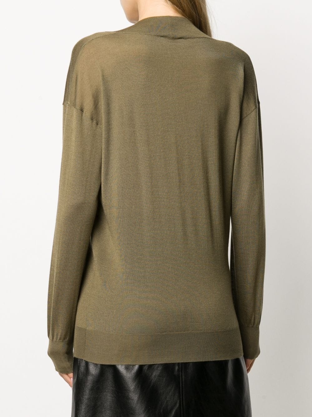 deep v-neck jumper - 4