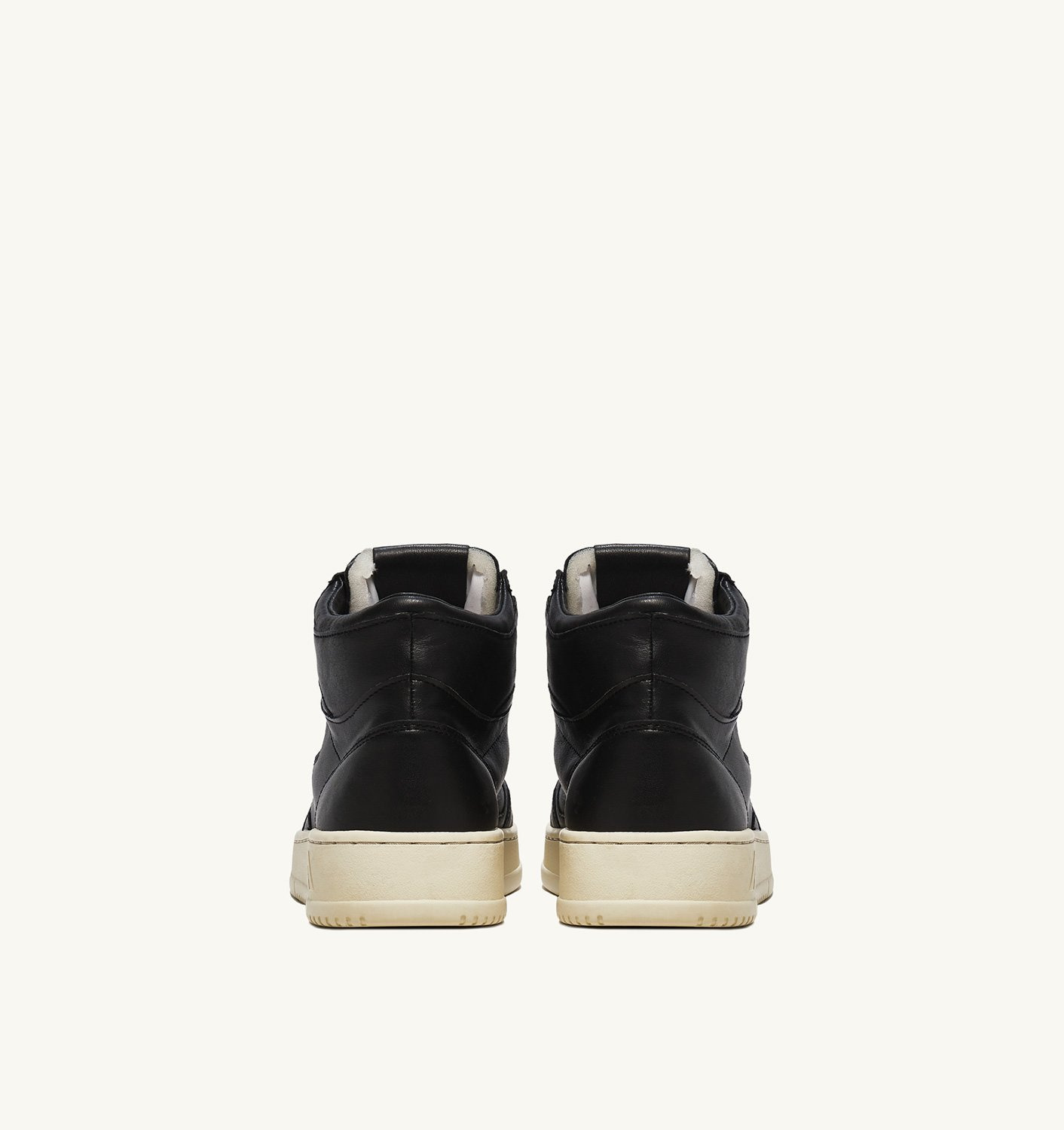 MEDALIST MID SNEAKERS IN SUPER-SOFT BLACK NAPPA - 3