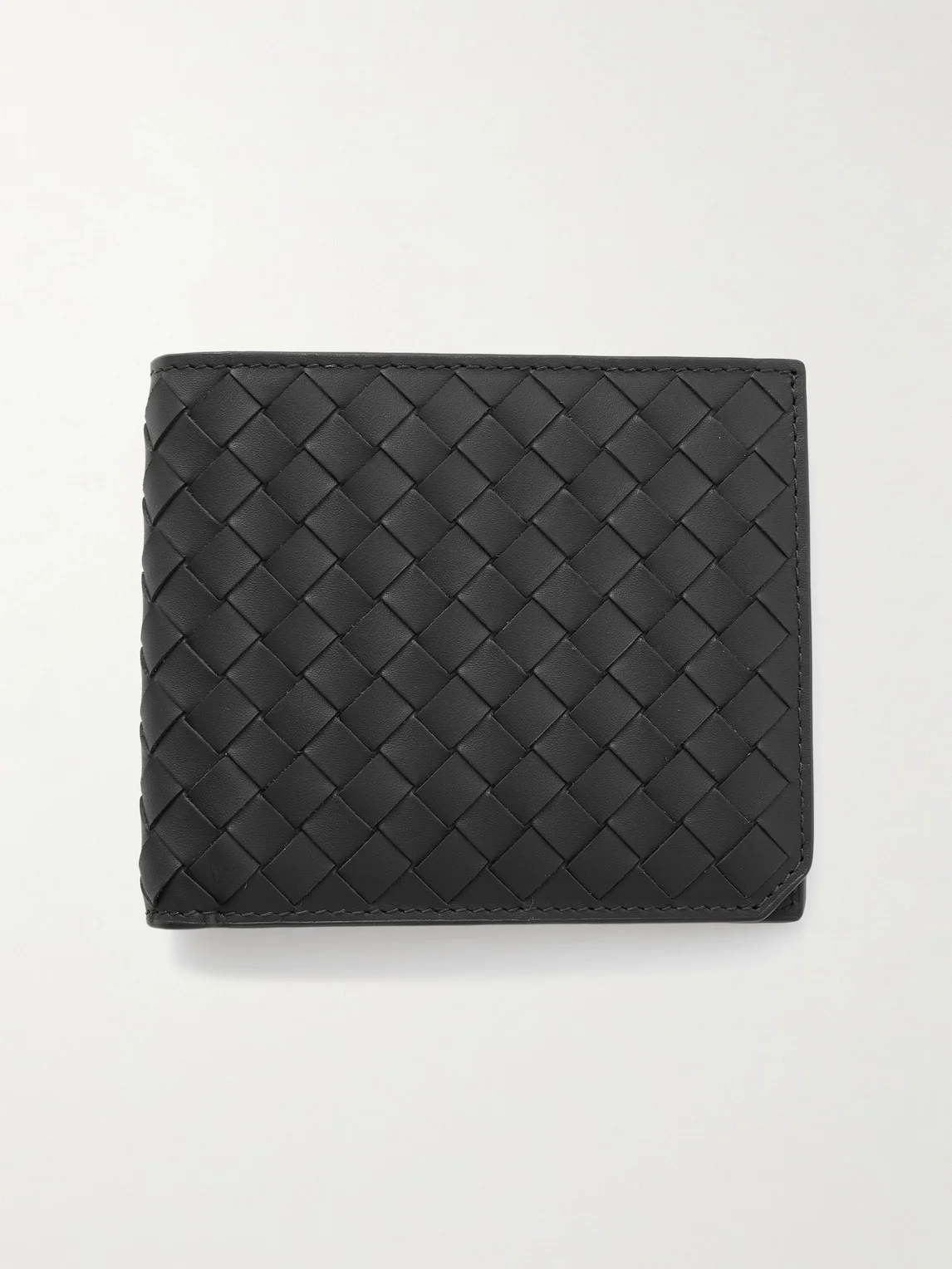 Intrecciato Leather Billfold Wallet - 1