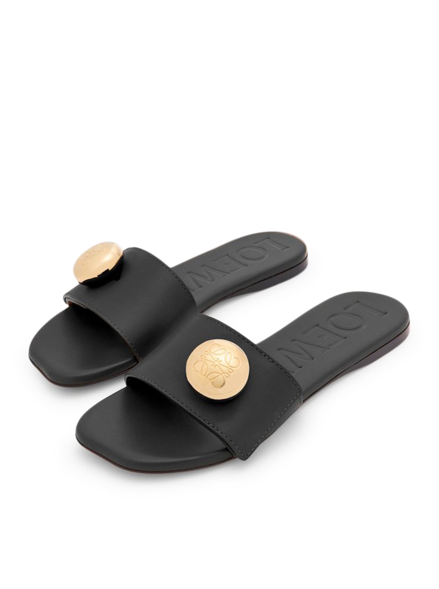 PEBBLE CALFSKIN SLIDE - 3