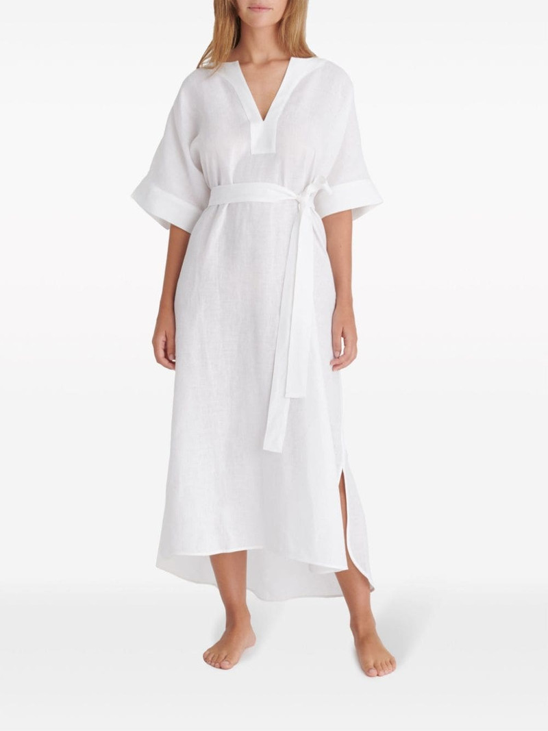 ERES Bibi linen kaftan dress outlook