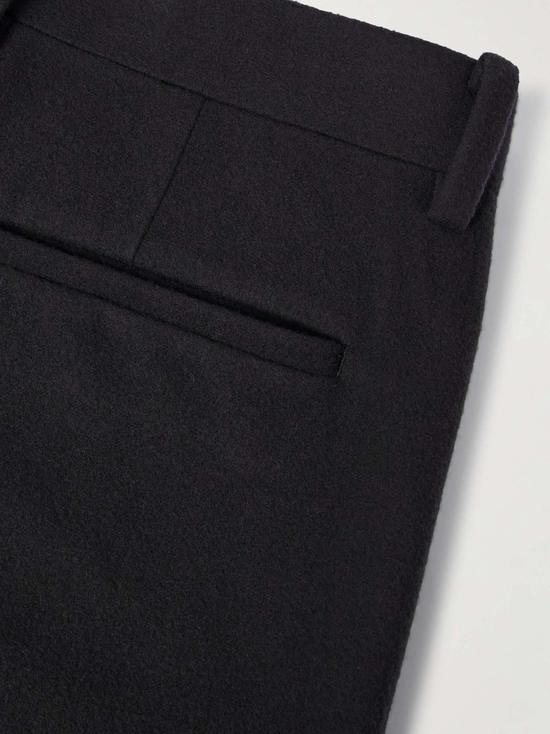 Straight-Leg Pleated Super 180s Wool-Flannel Trousers 6