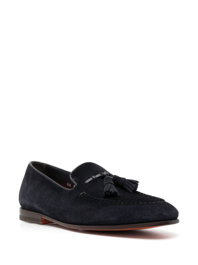 Santoni tassel detail loafers outlook