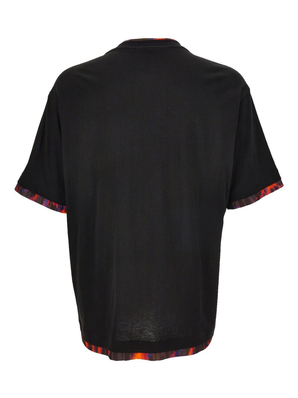 contrast trim t-shirt - 2