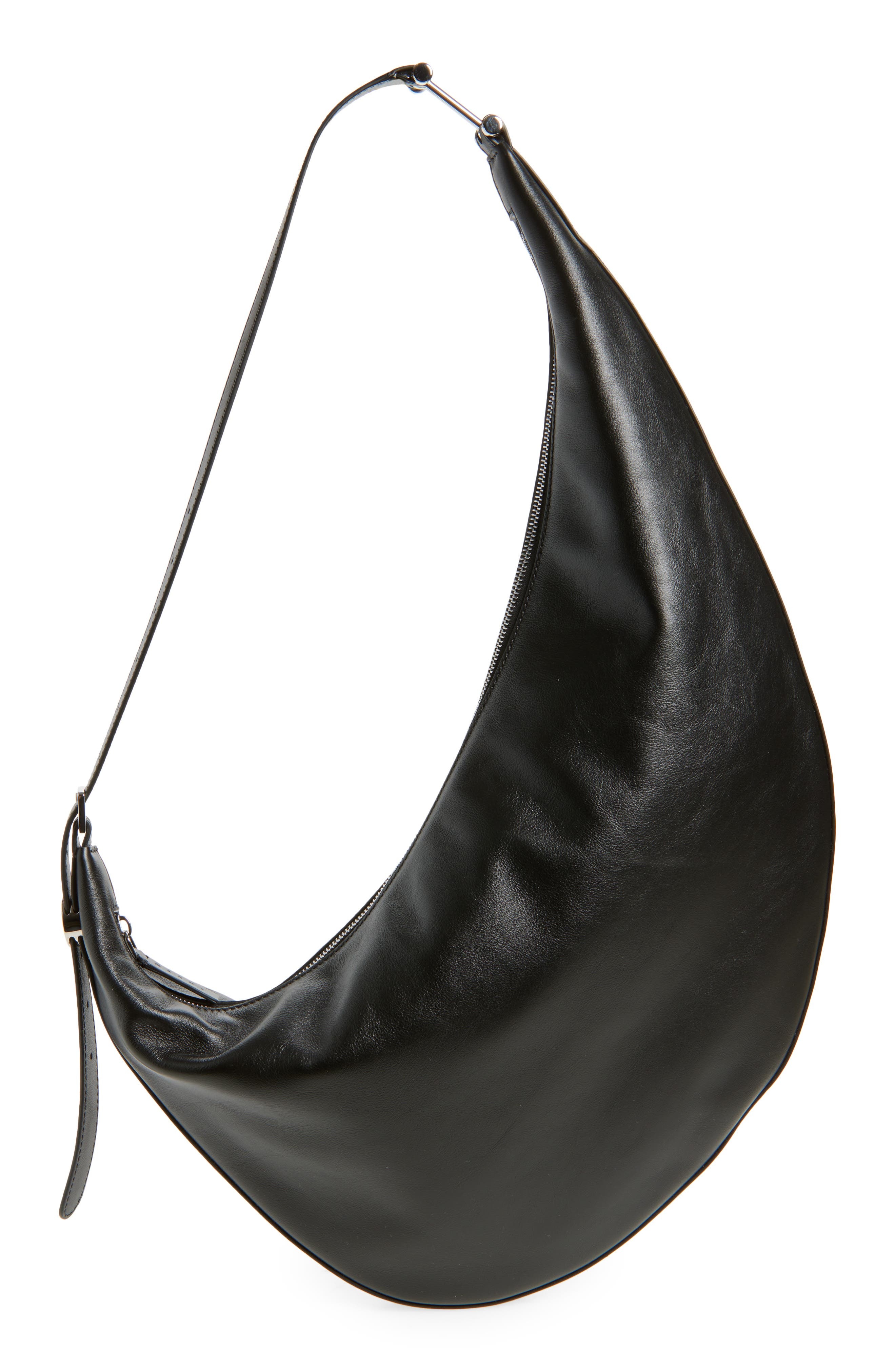 Marni Small Dot Leather Hobo Bag in 001 - 1