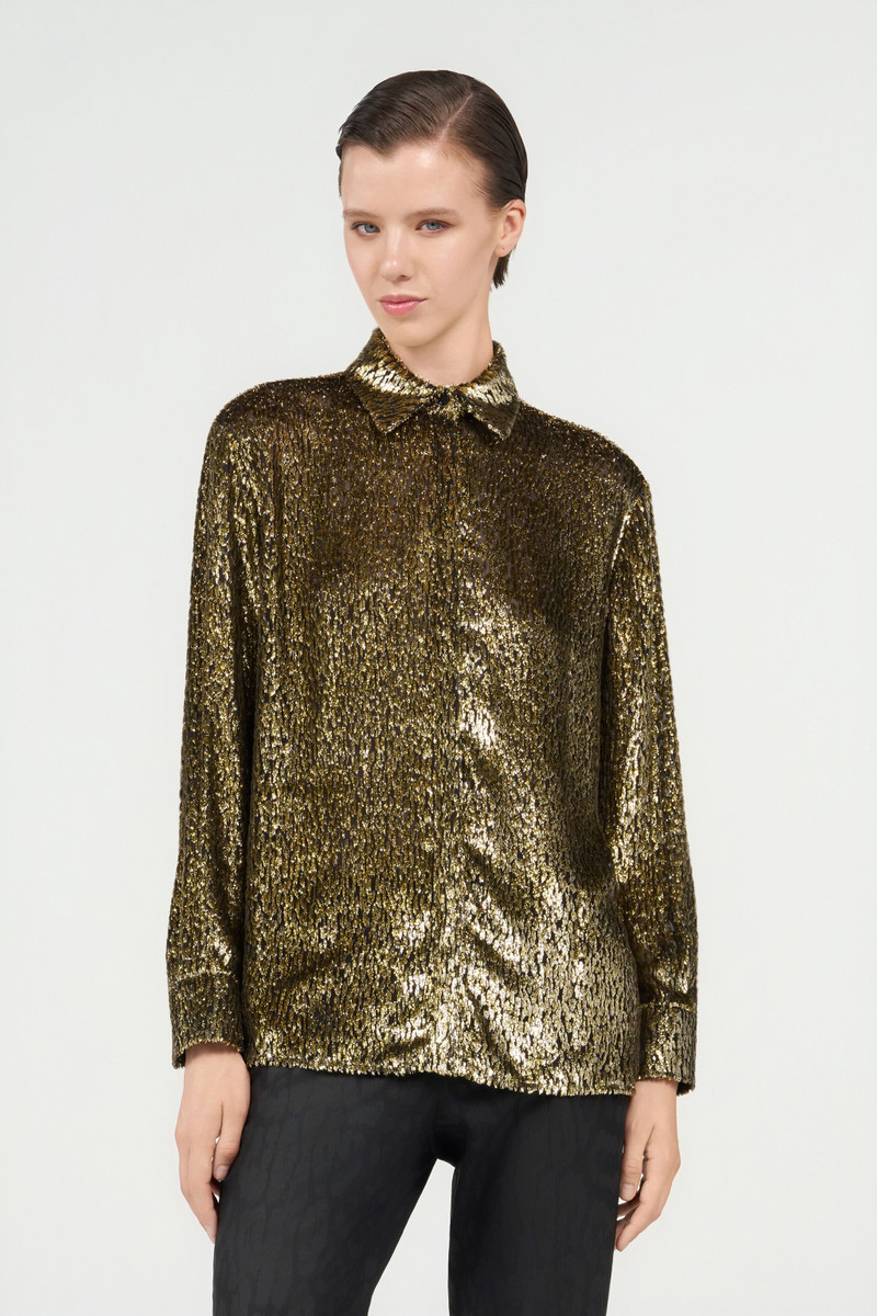 Leopard Lamé Shirt 3