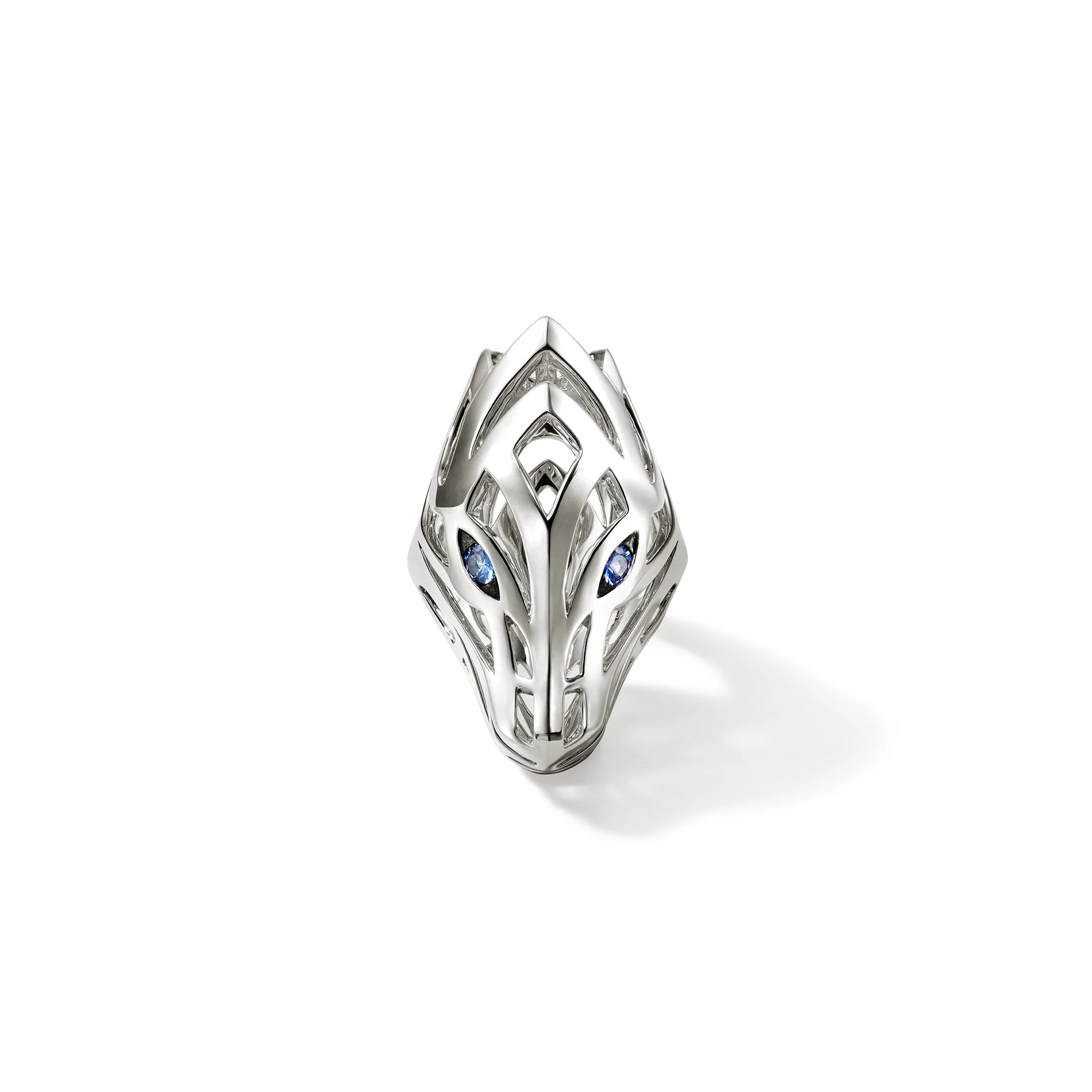 Naga Saddle Ring, Sterling Silver - 1