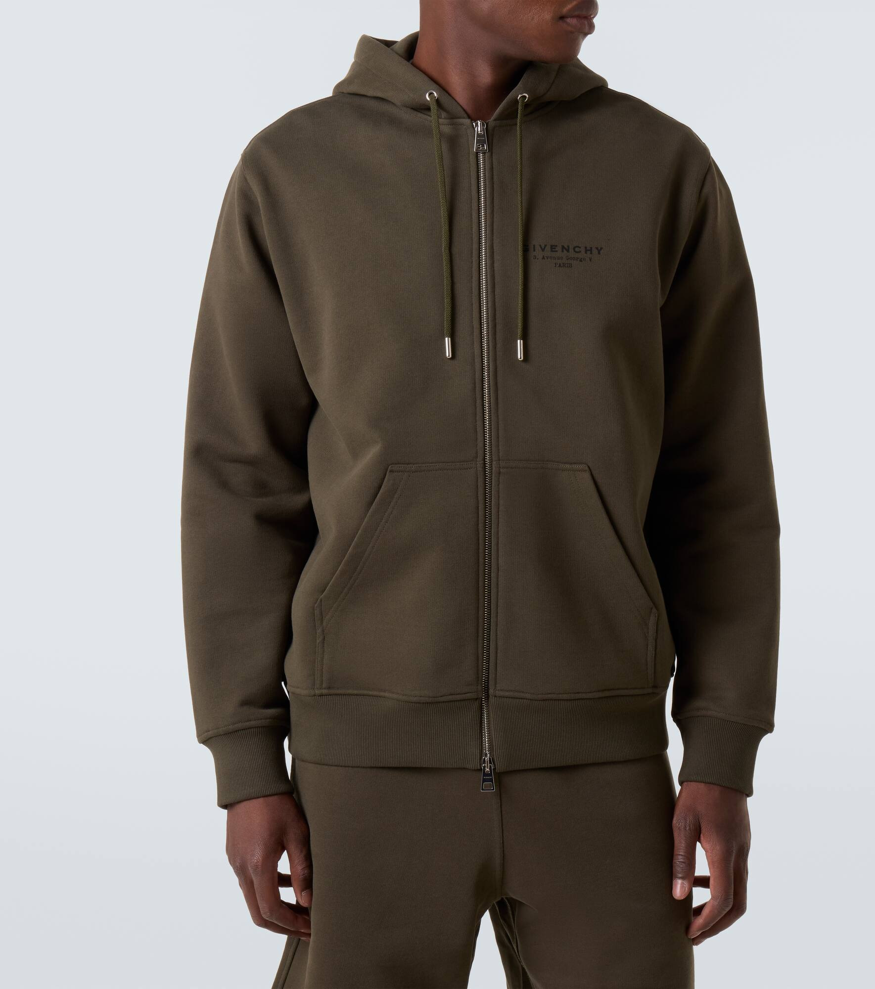 Givenchy Stamp cotton fleece hoodie - 3