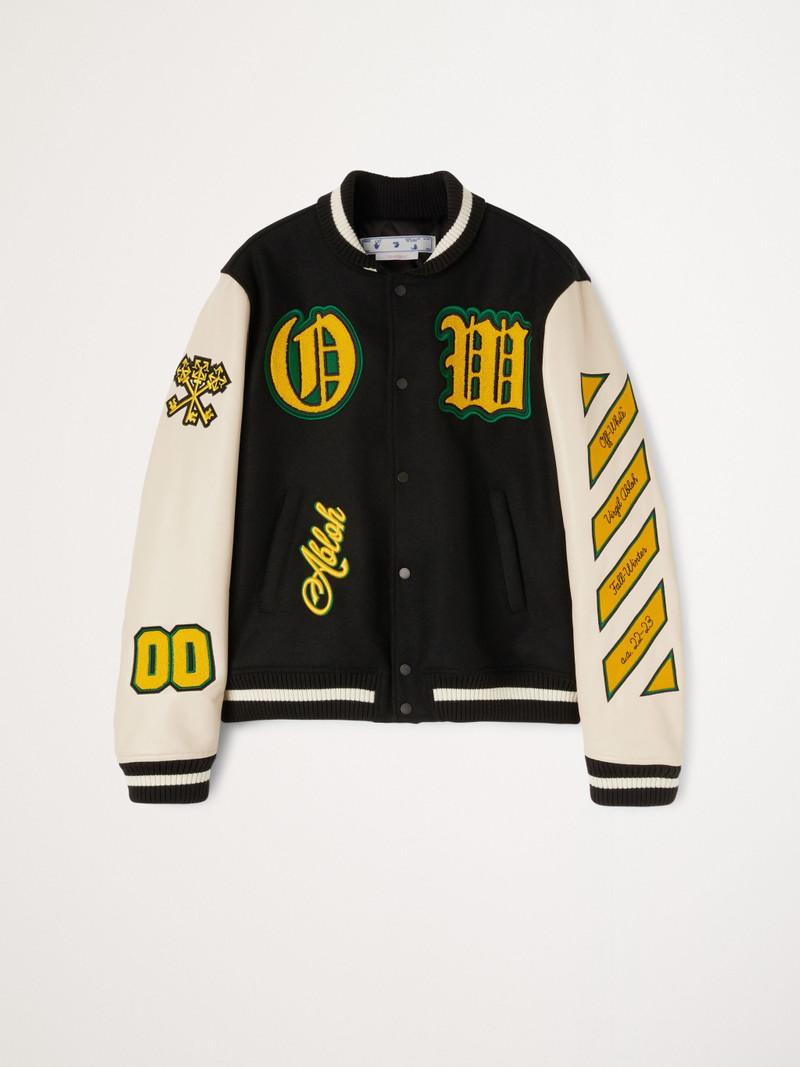그래픽 가죽 Varsity - 1