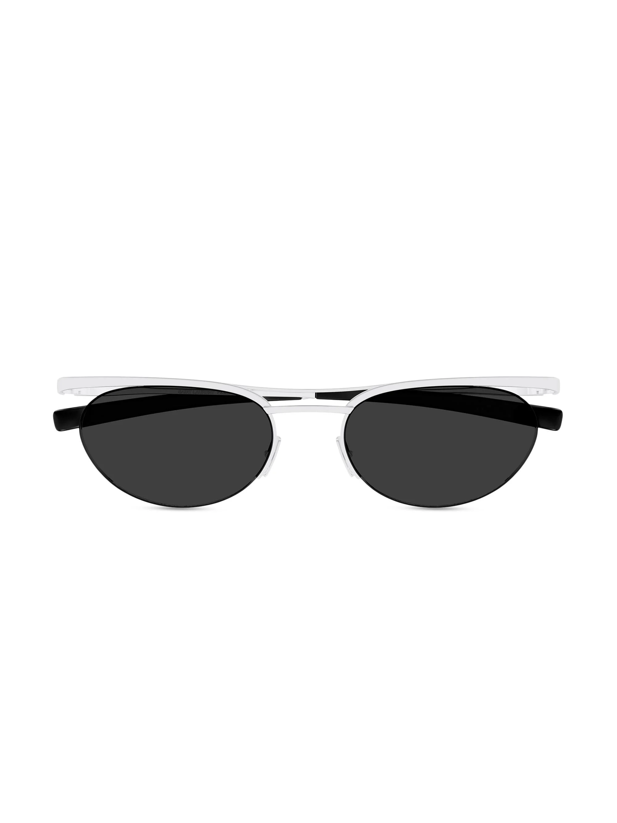 Women's 54MM Oval Sunglasses - Silver Grey - 1