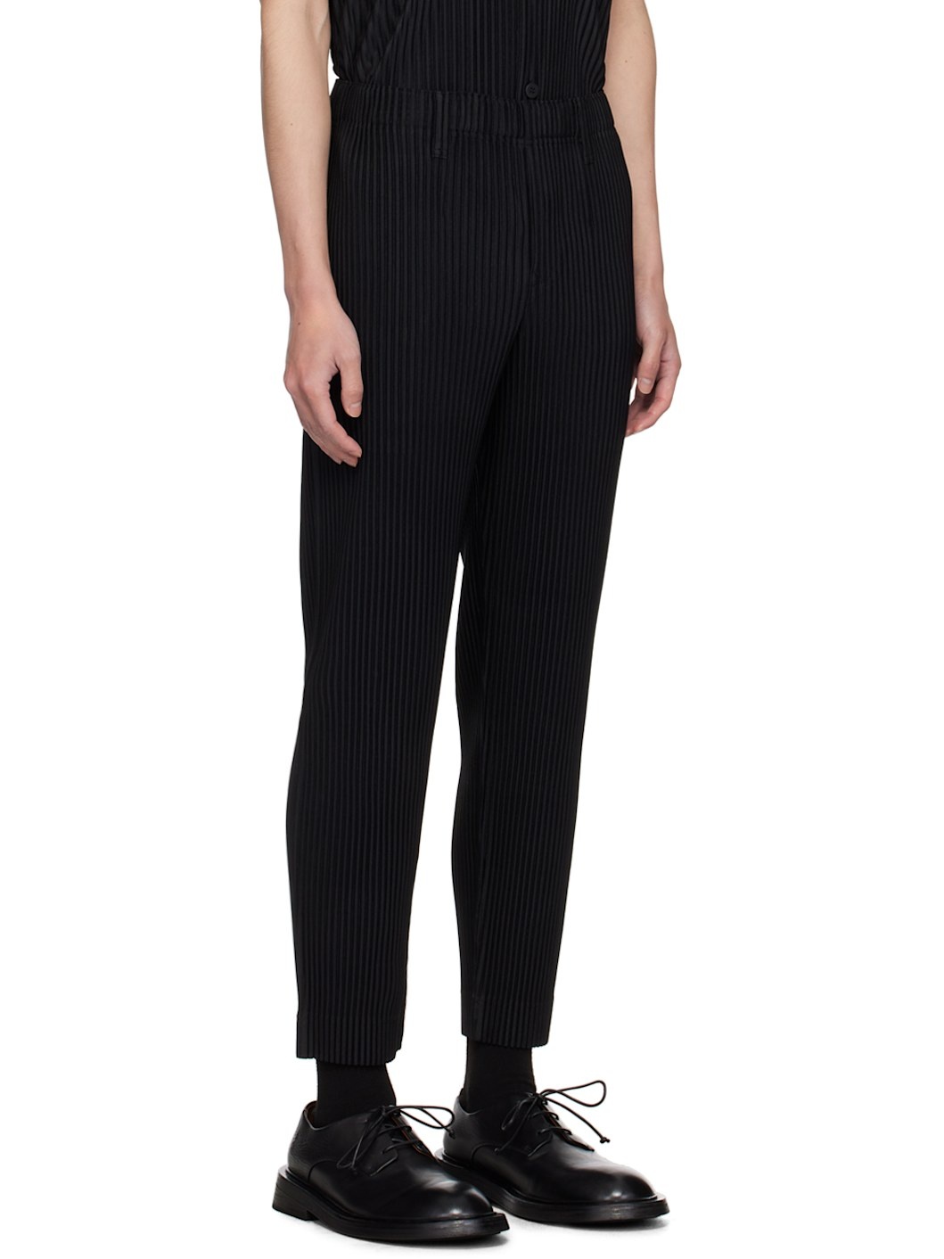 Black Basics Trousers - 2