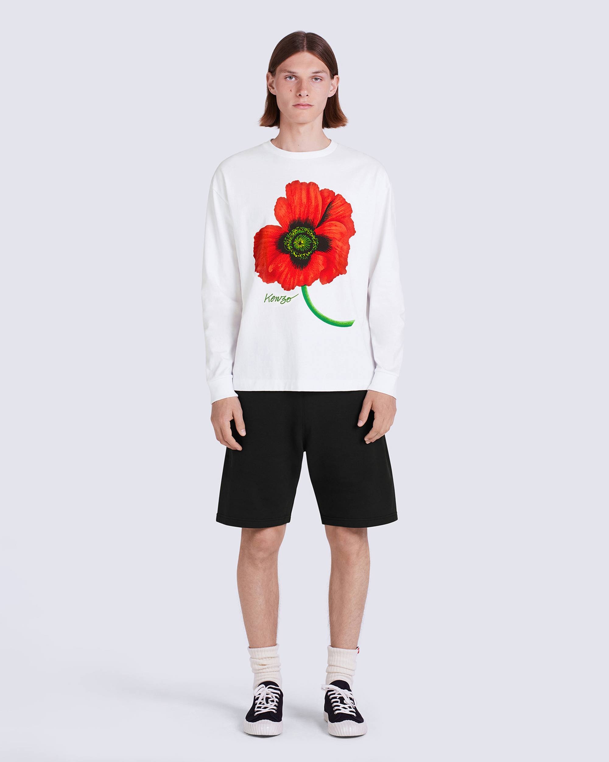 'BOKE FLOWER' crest shorts - 5