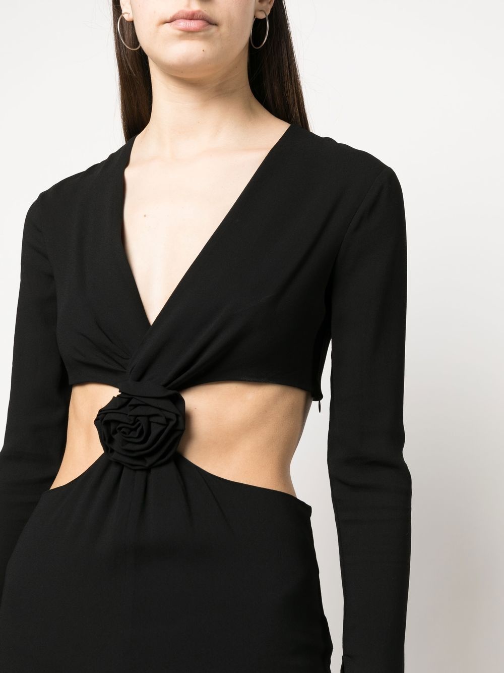 cut-out panel dress - 5