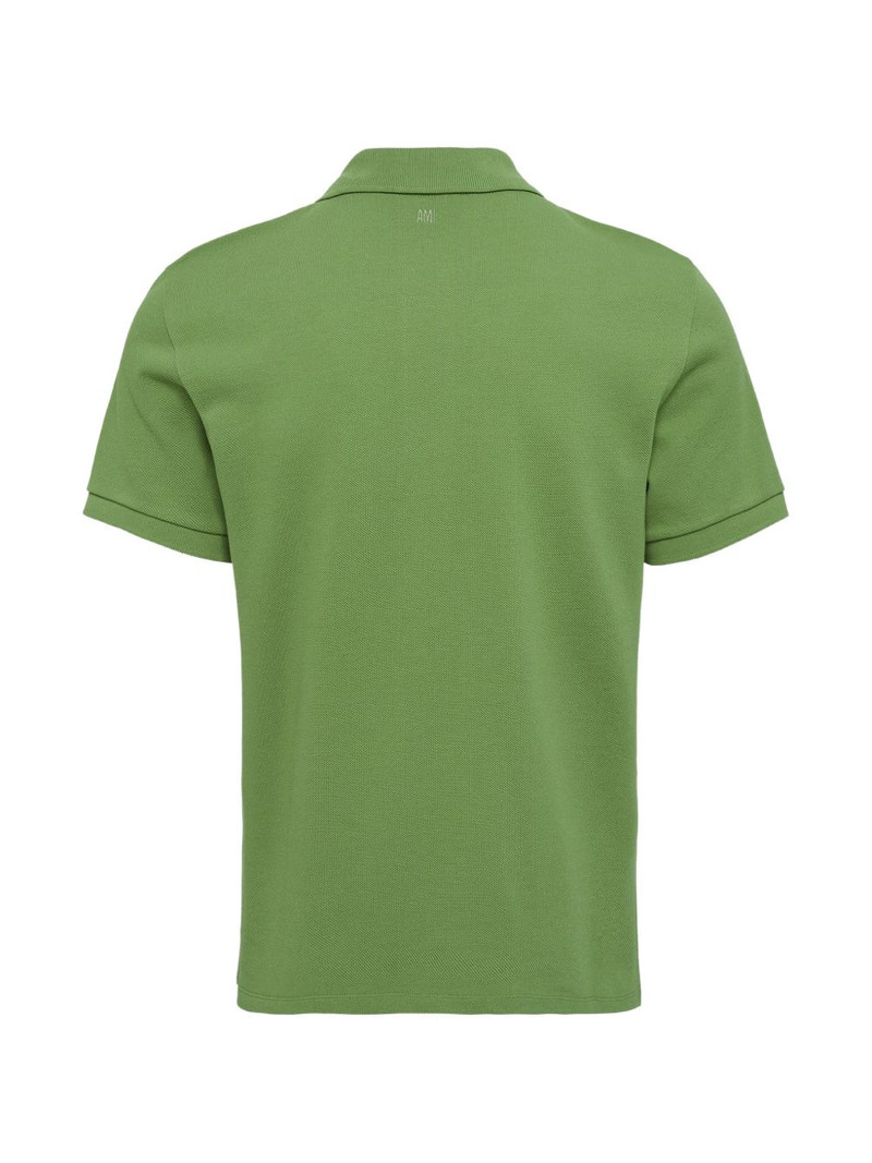 AMI Paris de Coeur cotton piqué polo shirt outlook
