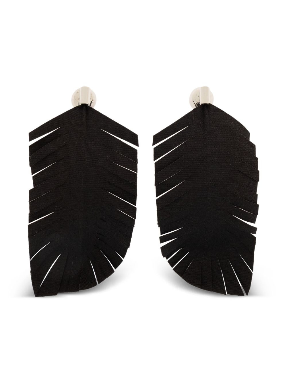 Black Feathers earrings - 3
