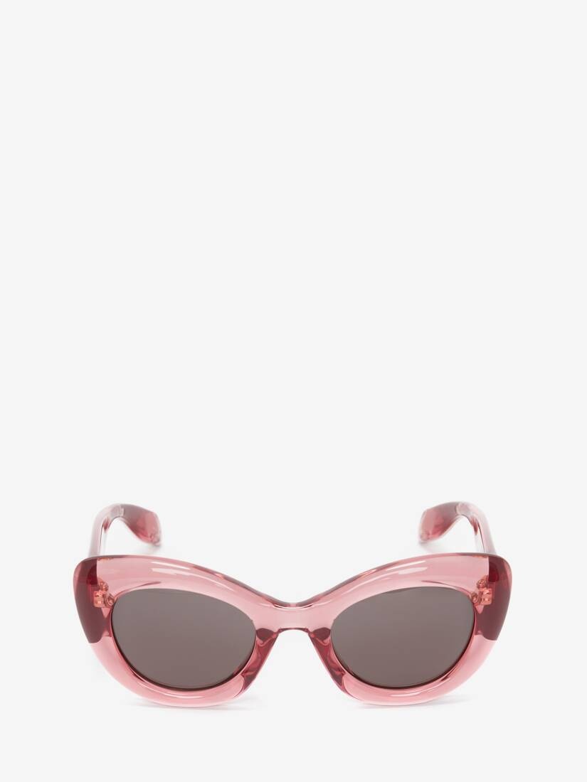 Women's The Curve Cat-eye Sunglasses in Pink - 1