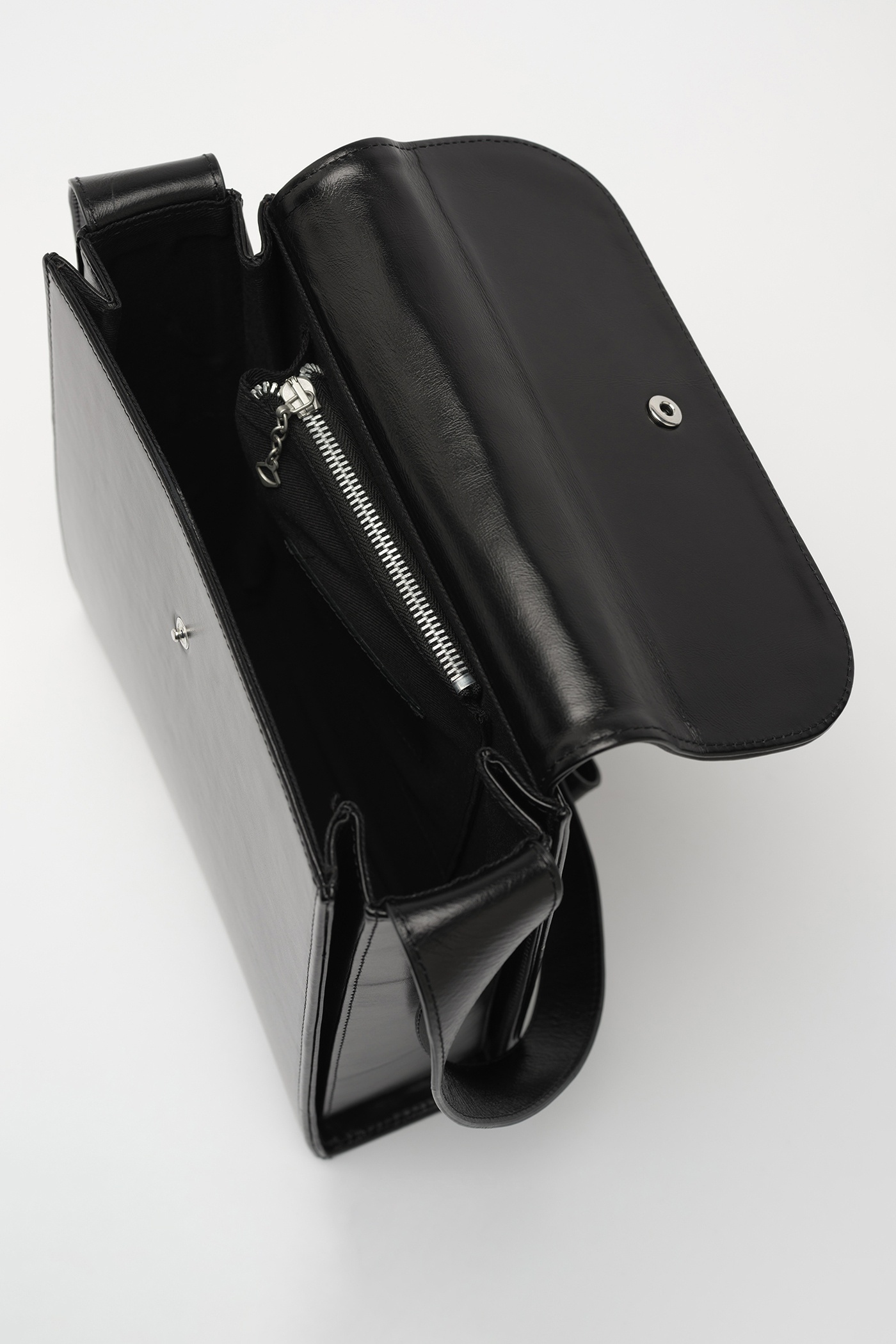 Extended Bag Aamon Black Leather - 2