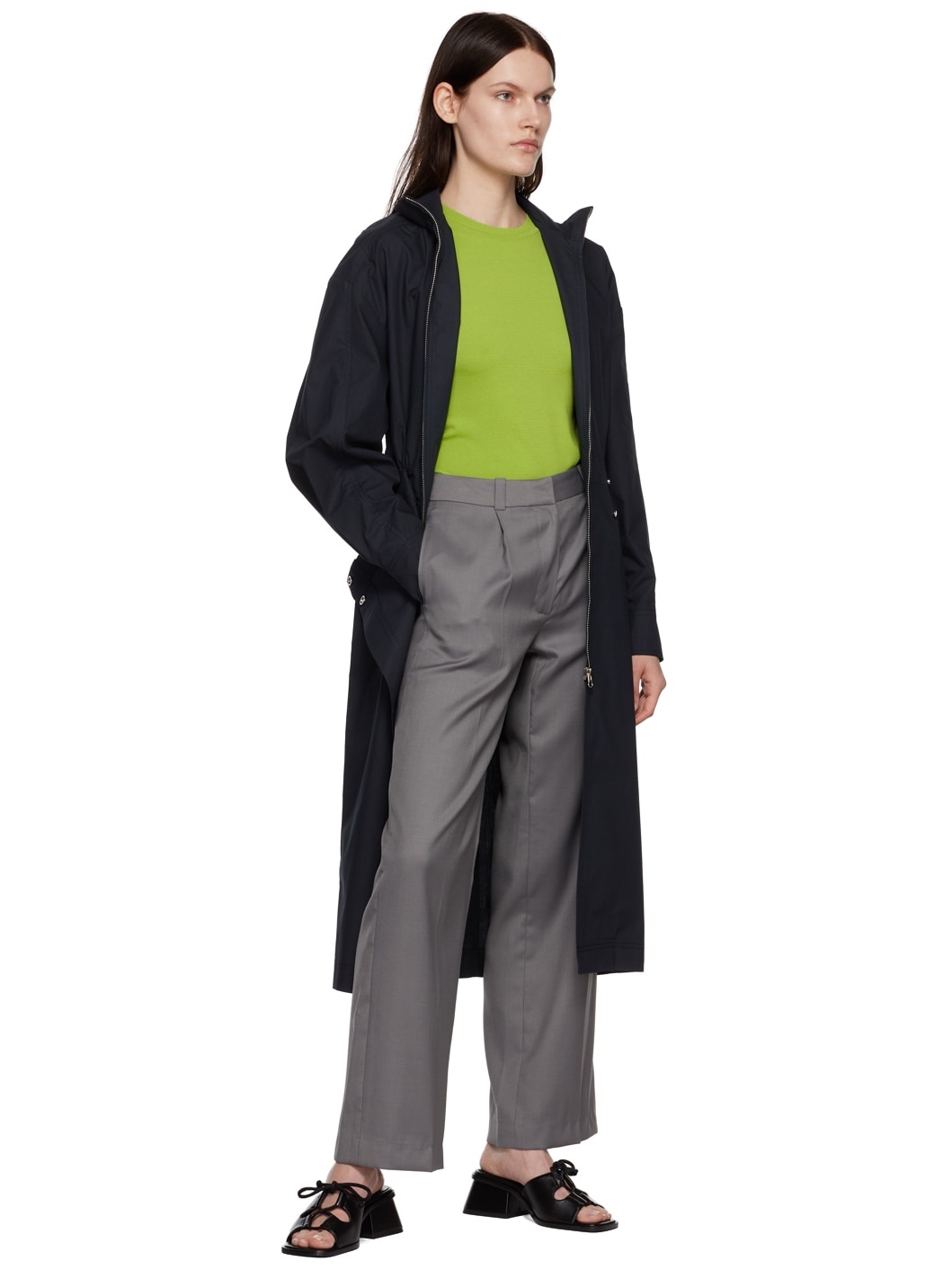 Green Armhole Sweater - 4
