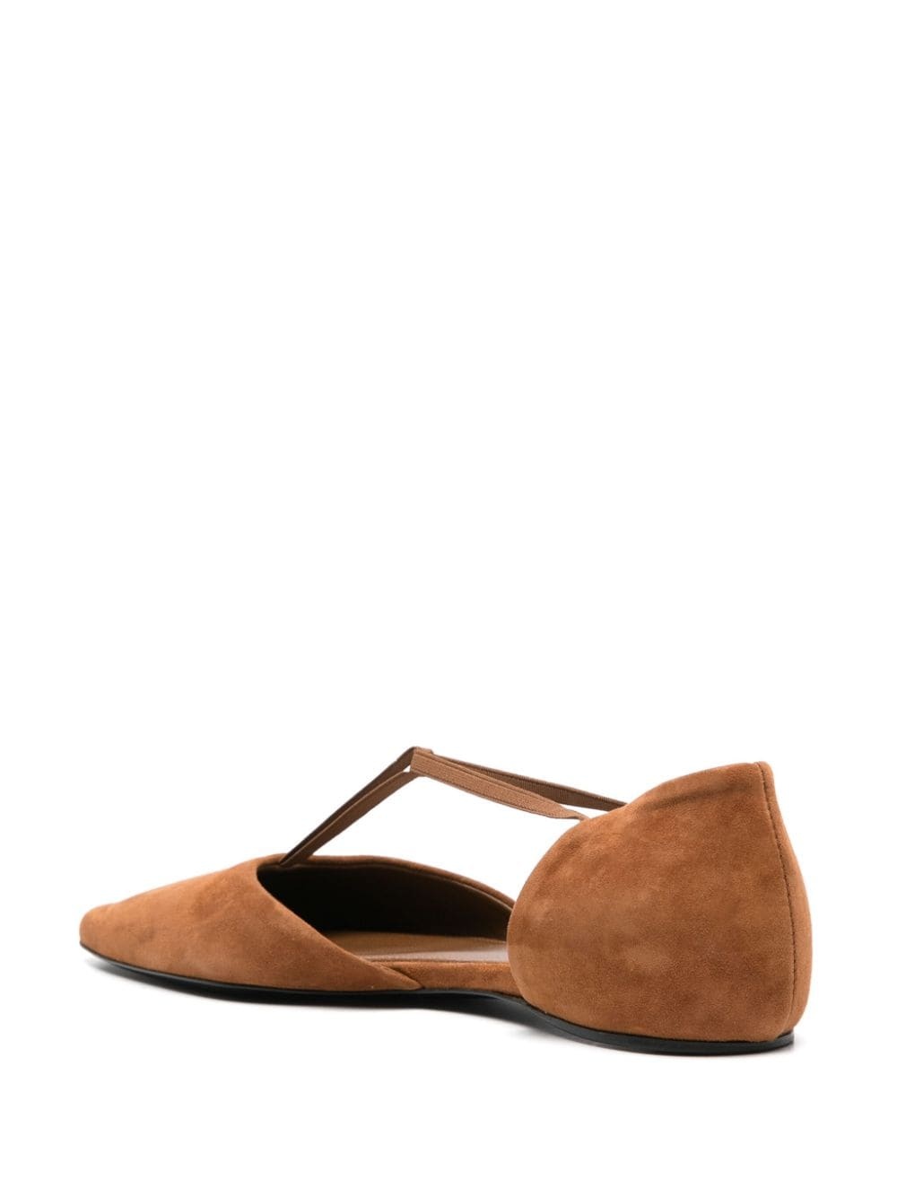 The T-Strap suede ballerina shoes - 3