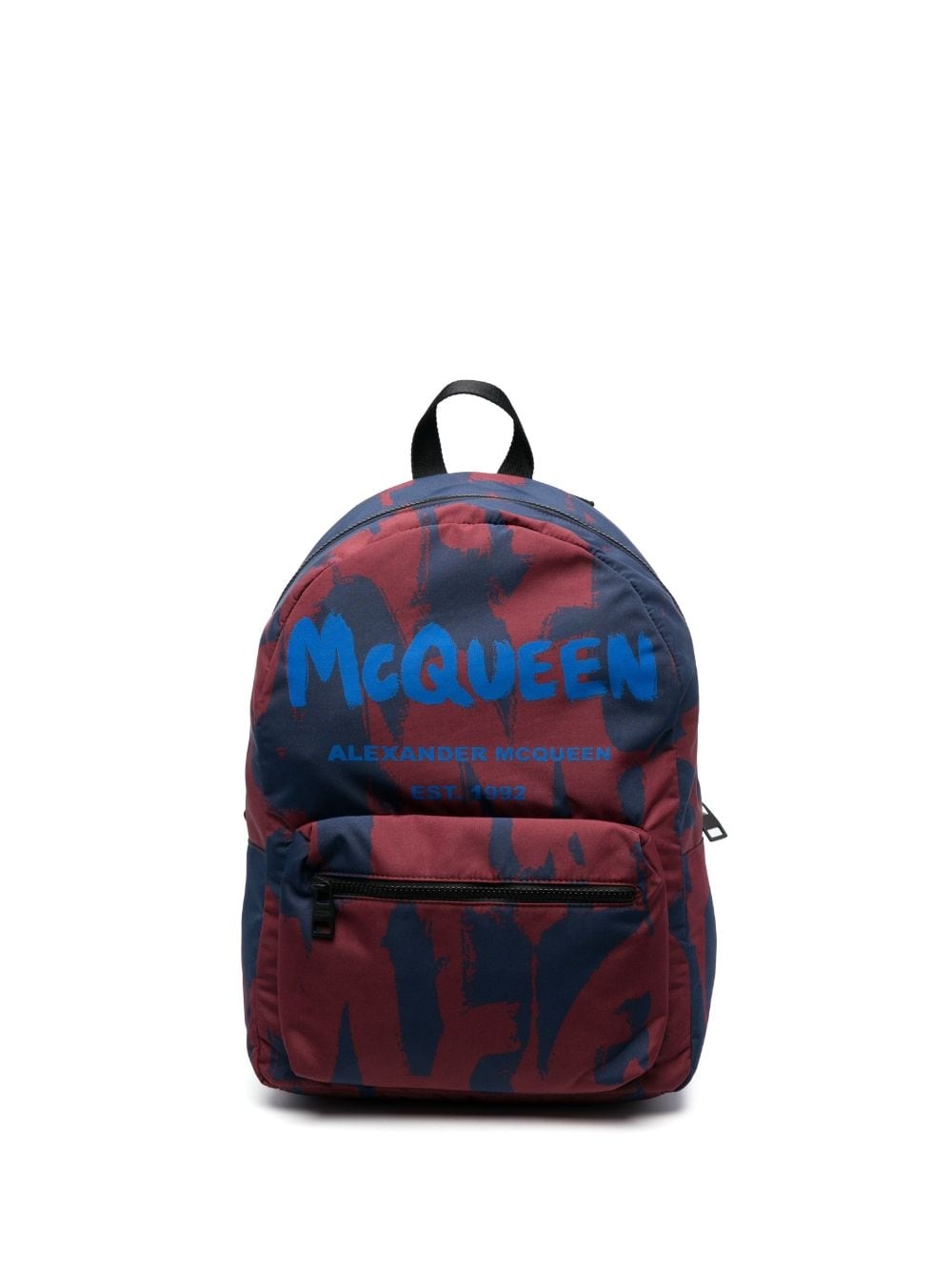 graffiti logo-print backpack - 1