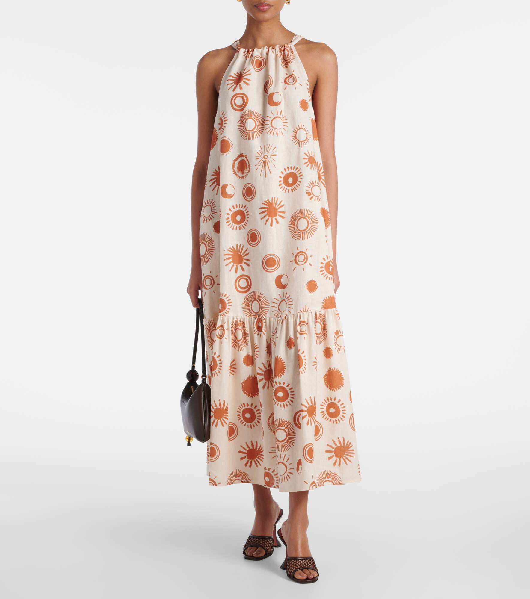 Ibiza printed linen and cotton maxi dress - 2