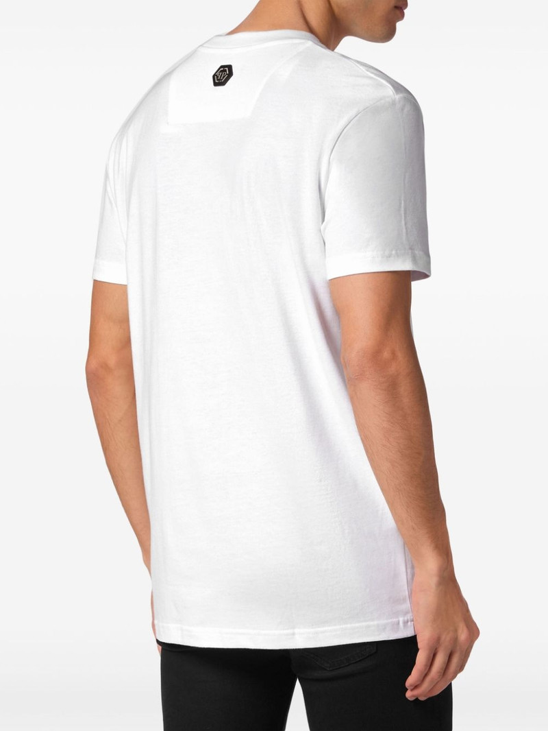 skull-print cotton T-shirt 4