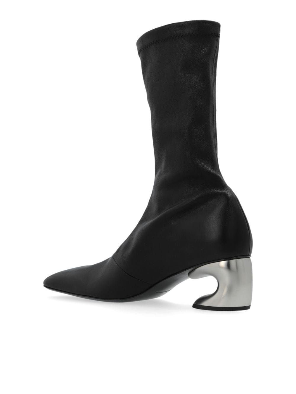 contrast-heel ankle boots - 5