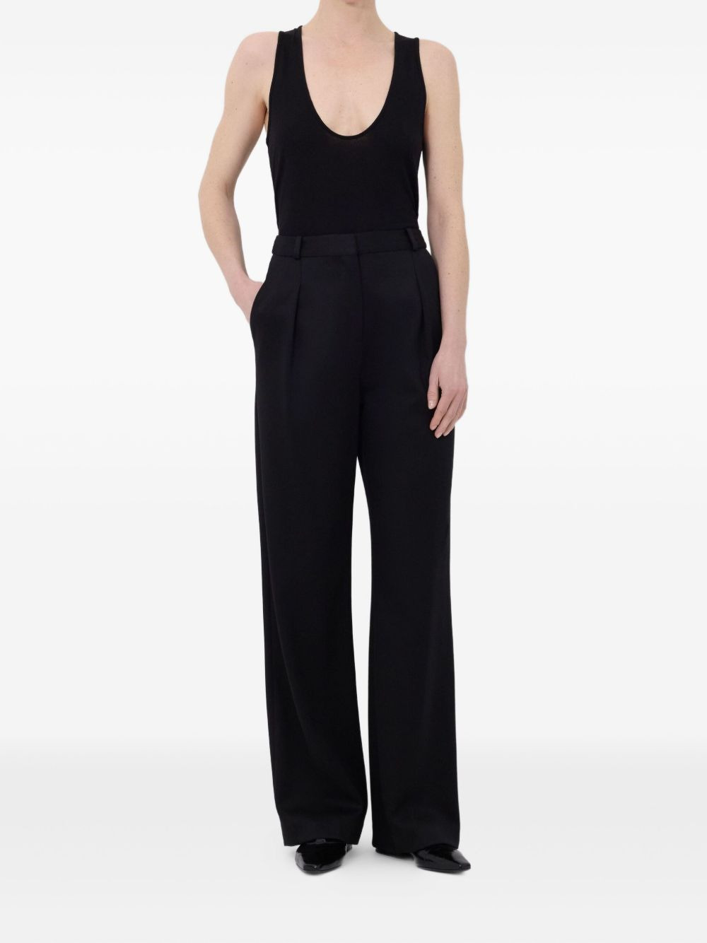 Garbo pleated-wool trousers - 2