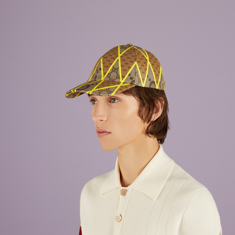 GG patchwork baseball hat 3