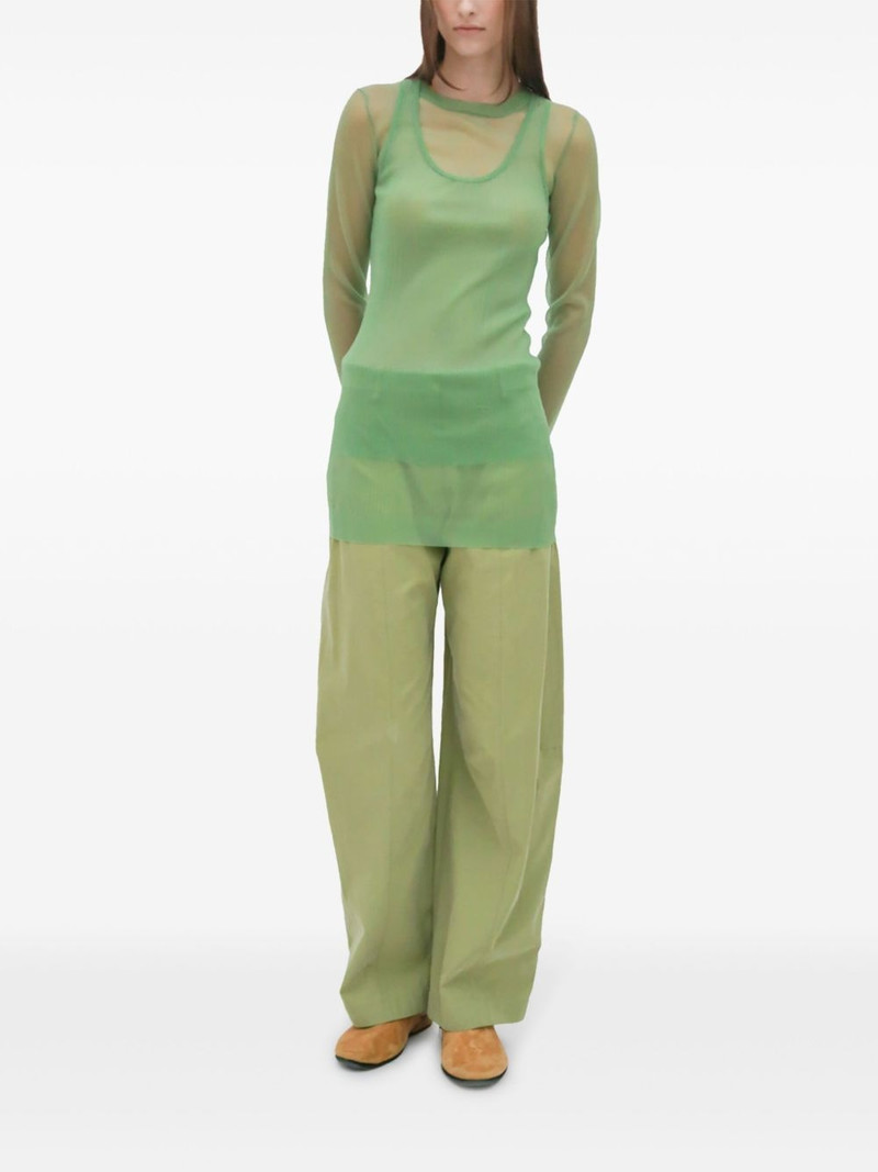 ROSETTA GETTY ribbed tank top outlook