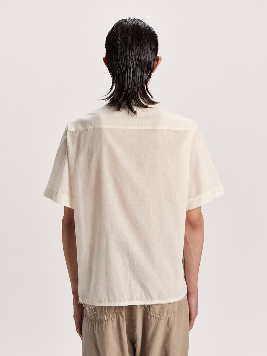 Broken Guayabera Milk White - 5