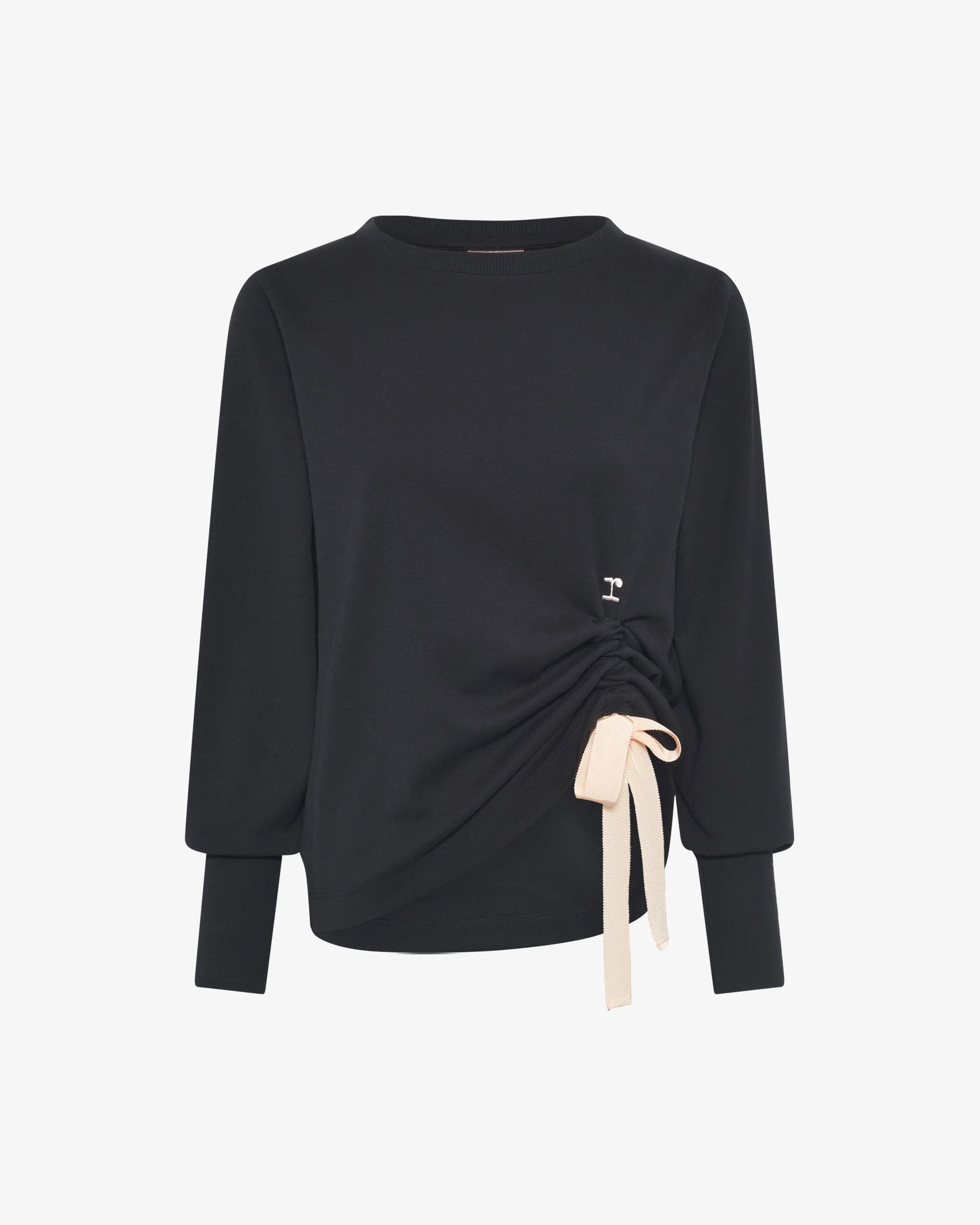 Side bow sweatshirt - 1