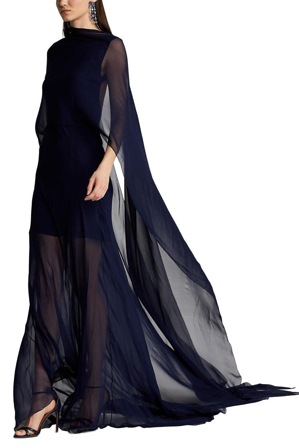 Dylon Washed Chiffon Evening Dress - 6