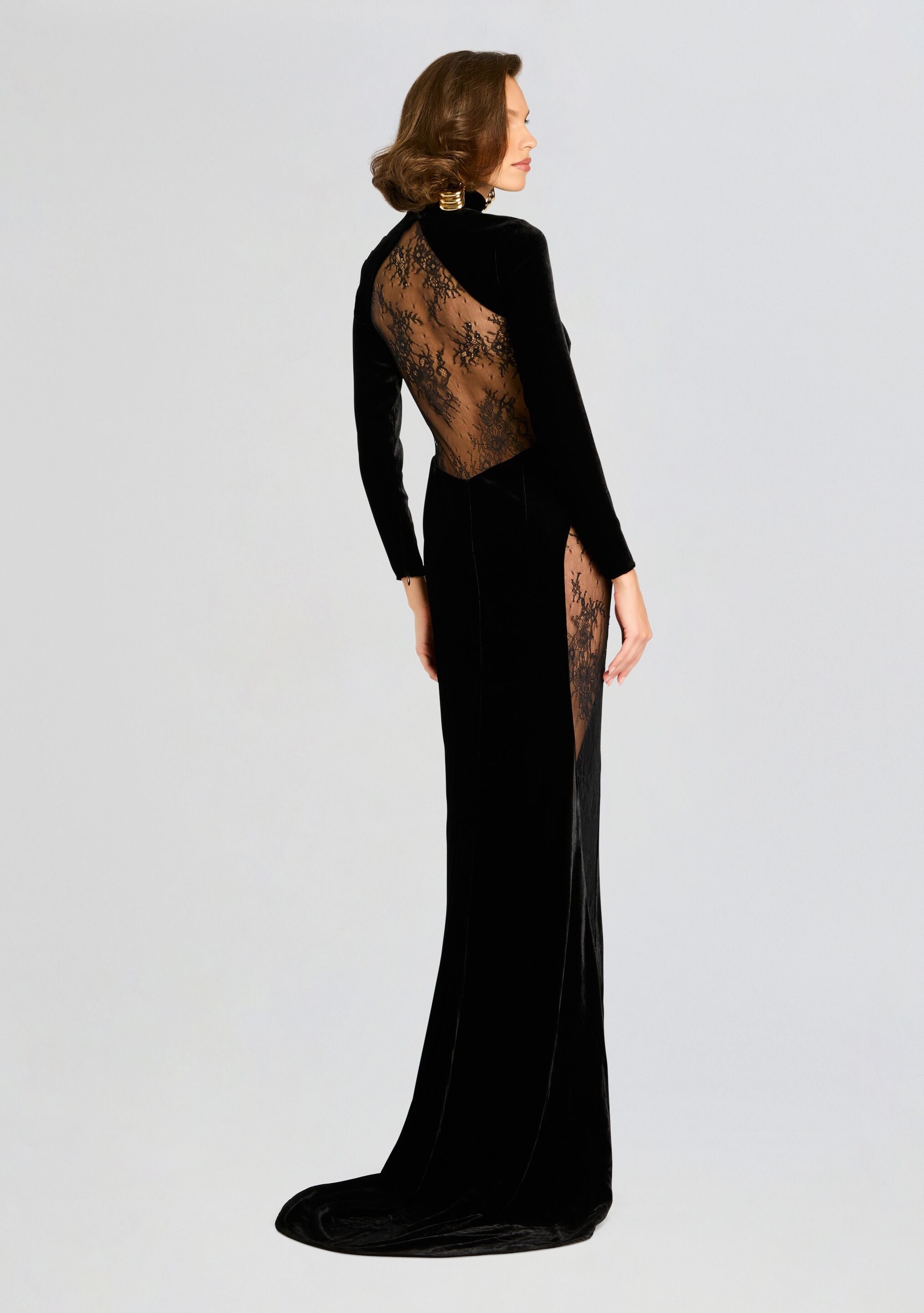 AMOR VELVET DRESS - 5