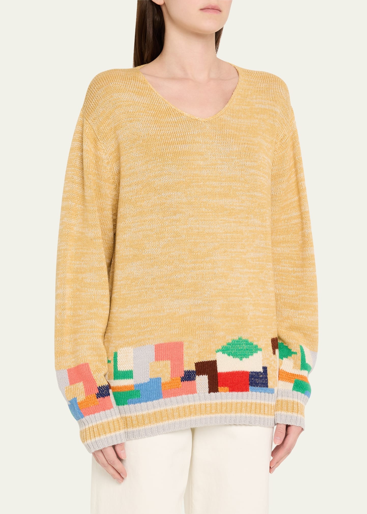 Swatch Abstract Knit Sweater - 4