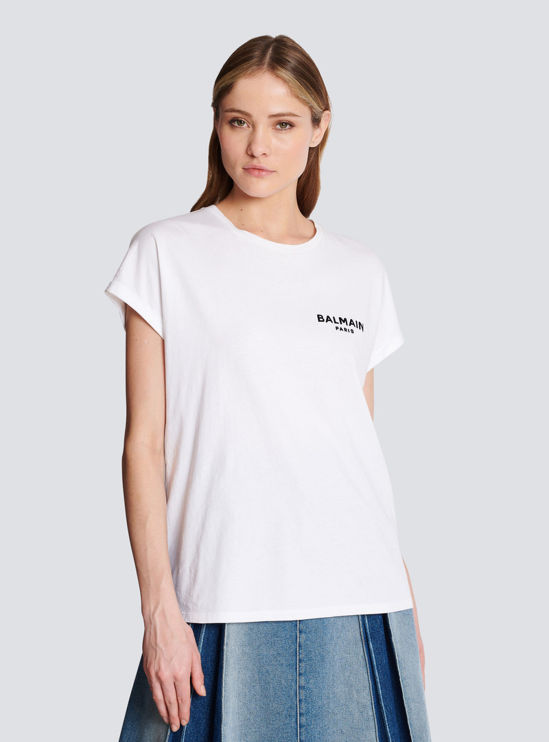 Flocked Balmain T-shirt 6