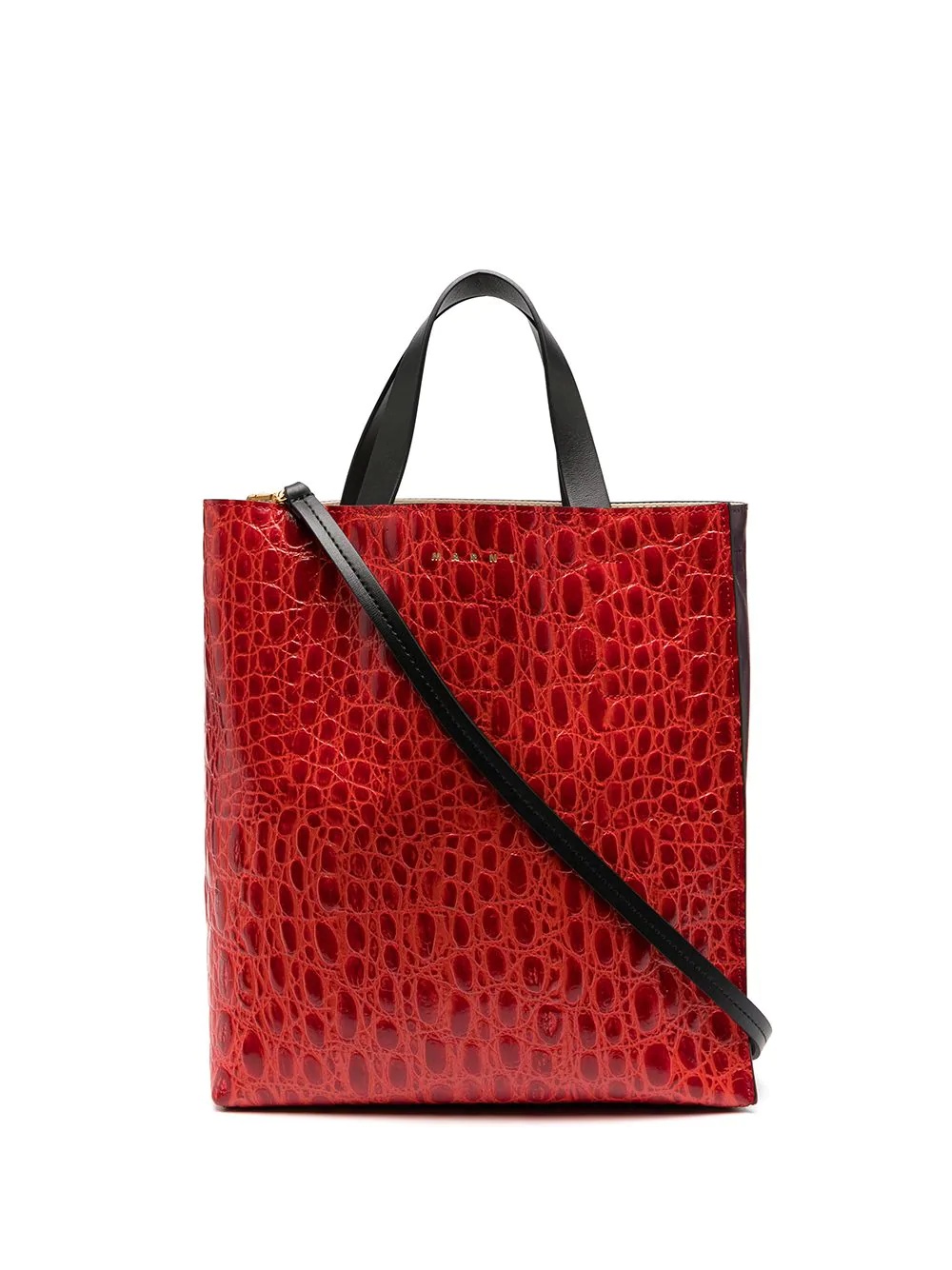 Museo crocodile-effect tote bag - 1